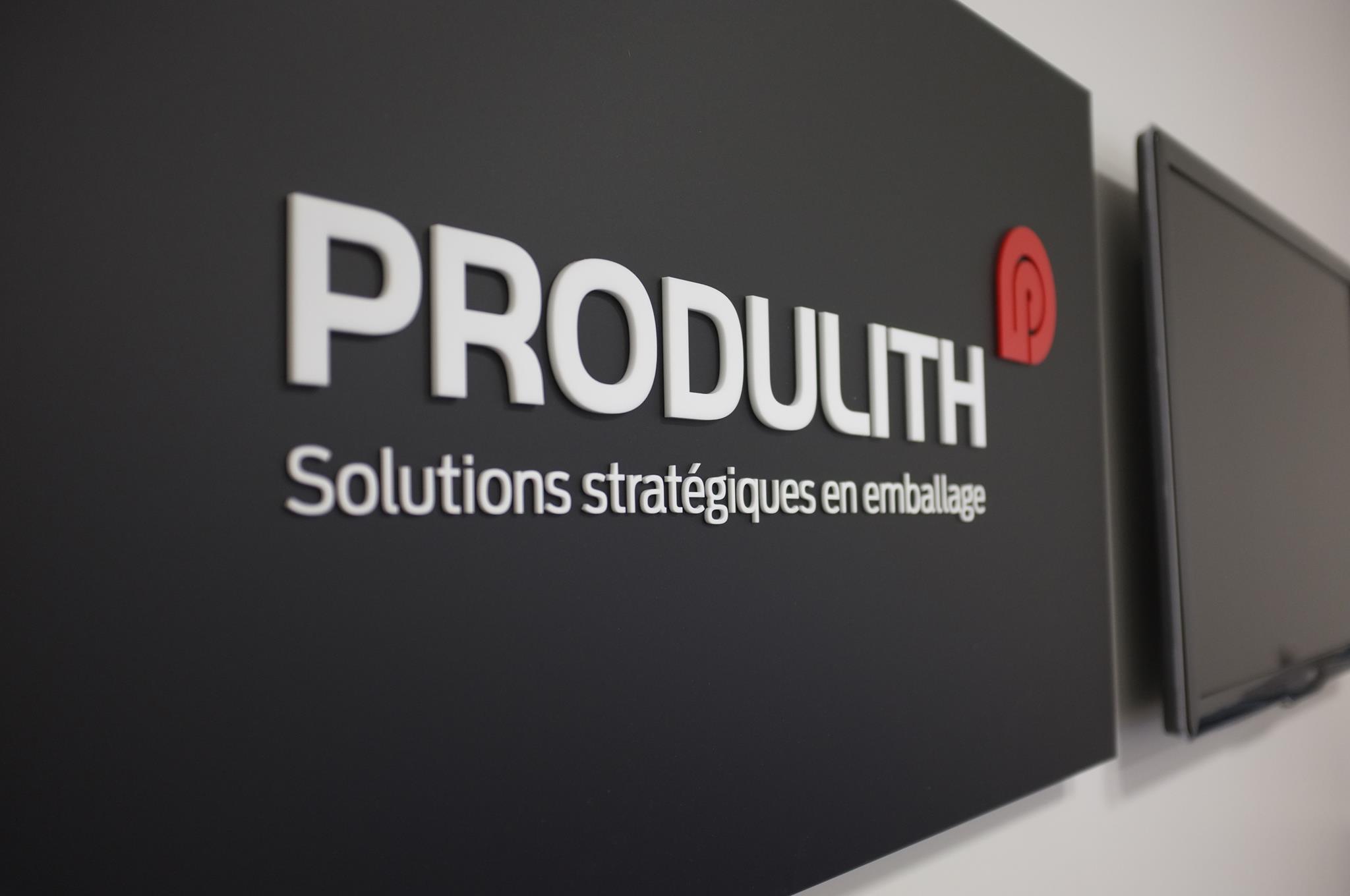 Wall sign from Produlith - Strategic packaging solutions