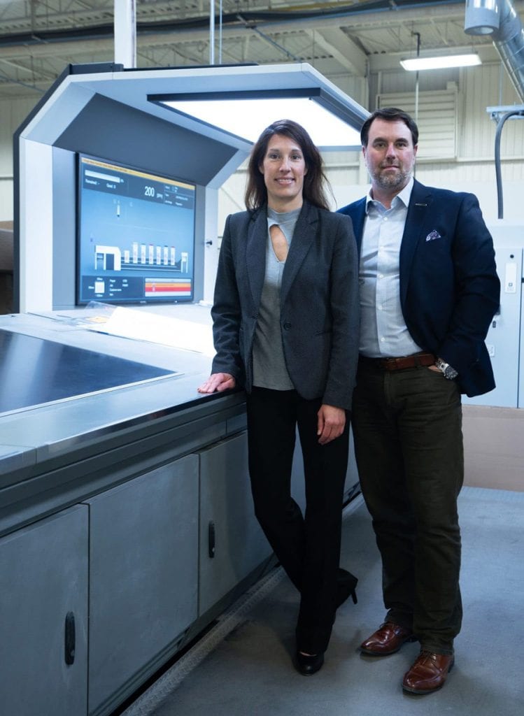 Annick Garcin associée chez Produlith avec Shawn Desmarchais.
